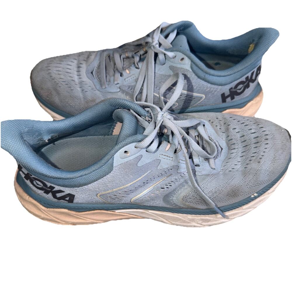 Hoka One Arahi 5 Womens Running Shoes Gray Comfort Athletic Sneakers Sz 7.5b SRS
